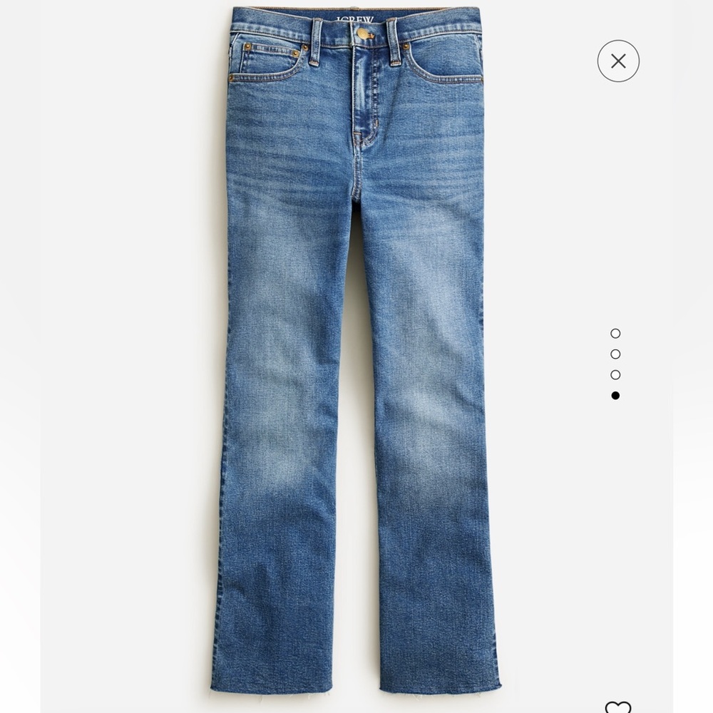 Slim demi boot jean in Normandy wash